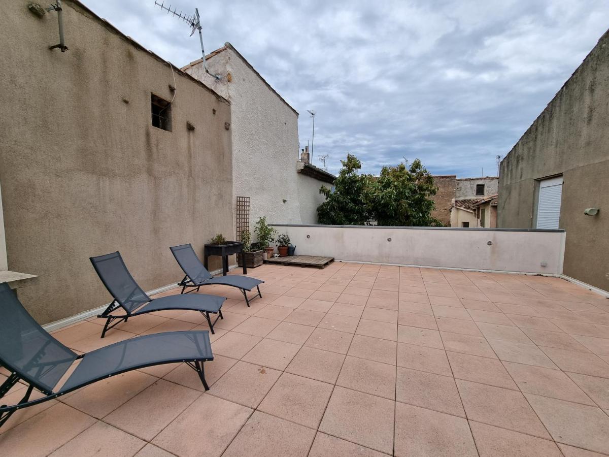 T4- Terrasse 50M², Garage, Centre-Ville Нарбонна Экстерьер фото