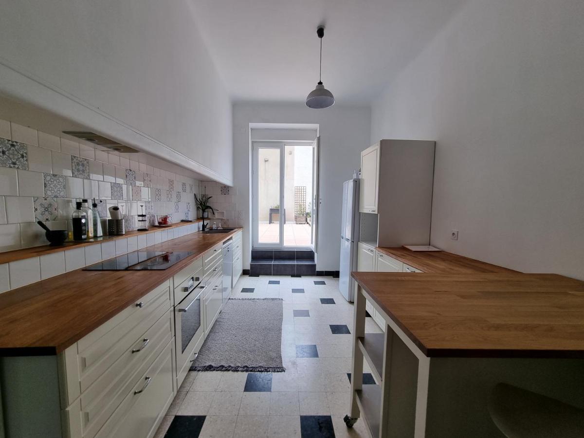 T4- Terrasse 50M², Garage, Centre-Ville Нарбонна Экстерьер фото