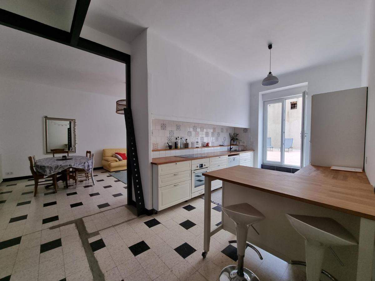 T4- Terrasse 50M², Garage, Centre-Ville Нарбонна Экстерьер фото