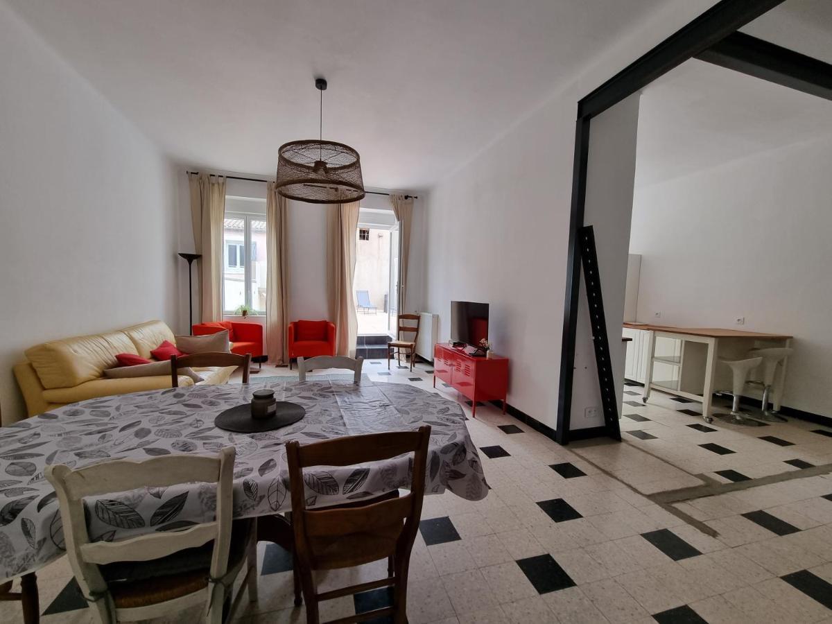 T4- Terrasse 50M², Garage, Centre-Ville Нарбонна Экстерьер фото